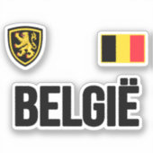 Belgien Aufkleber (Vorderseite)
