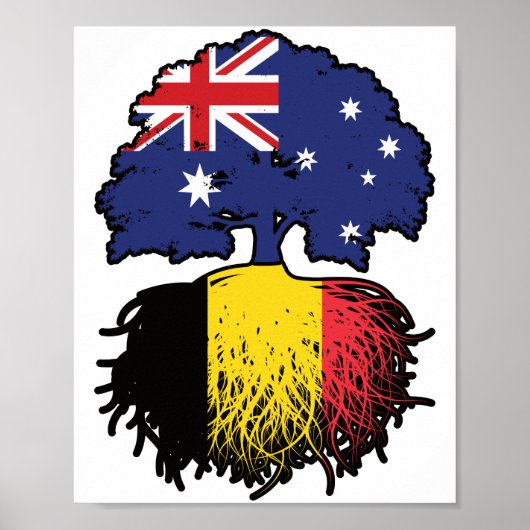 Belgien Australien Tree Roots (Belgien) Poster (Vorne)