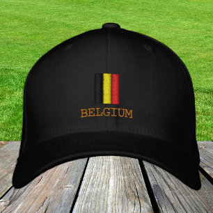 Belgien & Belgien Flag Mode / Brüssel Patriots Bestickte Baseballkappe
