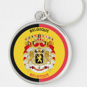 Belgien (Belgique) Kulturerbe-Emblem Schlüsselanhänger
