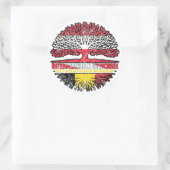 Belgien Belgisch Österreichisch Österreich Baum Runder Aufkleber (Tasche)