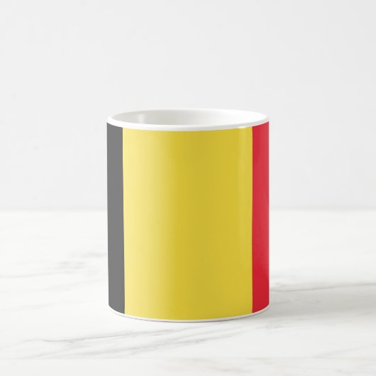 Belgien (belgische Flagge) Kaffeetasse (Mittel)
