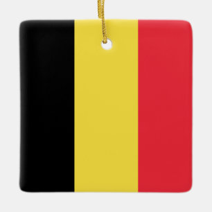 Belgien (belgische Flagge) Keramikornament