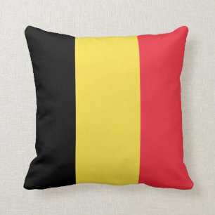 Belgien (belgische Flagge) Kissen