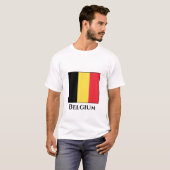 Belgien (belgische Flagge) T-Shirt (Vorne ganz)
