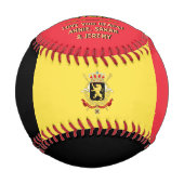 Belgien Bester Vater, patriotische Vater, belgisch Baseball (Vorderseite)