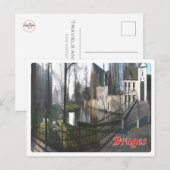 Belgien - Brüges - Beginenhof - Postkarte (Vorne/Hinten)