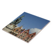 Belgien, Brugge (alias Brug oder Bruge). UNESCO Fliese (Seite)