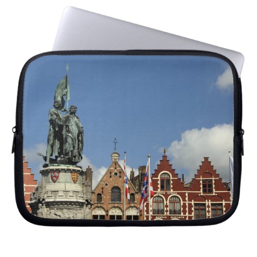 Belgien, Brugge (alias Brug oder Bruge). UNESCO Laptopschutzhülle (Vorderseite)