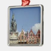 Belgien, Brugge (alias Brug oder Bruge). UNESCO Silbernes Ornament (Links)