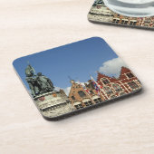 Belgien, Brugge (alias Brug oder Bruge). UNESCO Untersetzer (Linke Seite)