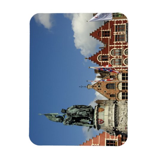 Belgien, Brugge (auch Brug oder Bruge genannt). UN Magnet (Vertikal)
