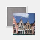 Belgien, Brugge (auch Brug oder Bruge genannt). UN Magnet (Vorderseite/Rückseite)