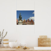 Belgien, Brugge (auch Brug oder Bruge genannt). UN Poster (Küche)