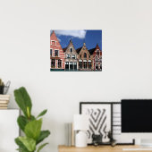 Belgien, Brugge (auch Brug oder Bruge genannt). UN Poster (Heimbüro)