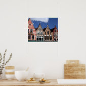 Belgien, Brugge (auch Brug oder Bruge genannt). UN Poster (Küche)