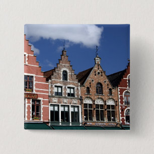 Belgien, Brugge (auch Brug oder Bruge). UNESCO 2 Button