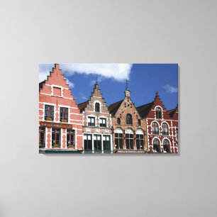 Belgien, Brugge (auch Brug oder Bruge). UNESCO 2 Leinwanddruck