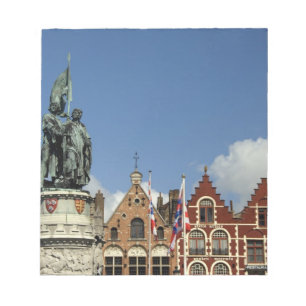 Belgien, Brugge (auch Brug oder Bruge). UNESCO Notizblock
