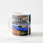 Belgien - Brügge - De Burg Kaffeetasse (Vorderseite Links)