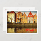 Belgien - Brügge - Le Maisons - Postkarte (Vorne/Hinten)