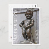 Belgien - Brüssel - Brüssel - Manneken Pis - Postkarte (Vorne/Hinten)