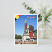 Belgien - Brüssel - Fontaine Anspach - Postkarte (Stehend Vorderseite)