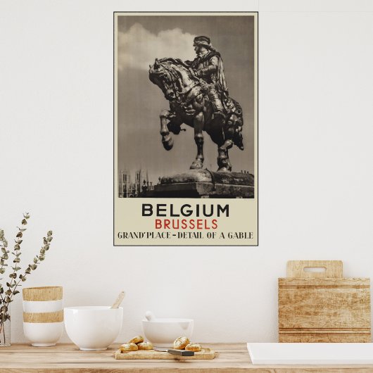 Belgien Brüssel Poster (Küche)