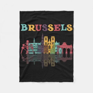 Belgien Brüssel Reise Familie Urlaub Europäisch T Fleecedecke