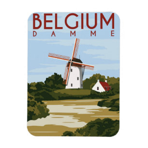 Belgien Damme Magnet