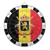 Belgien Dartboard & Belgium Flag / Spielbrett Dartscheibe (vorne)
