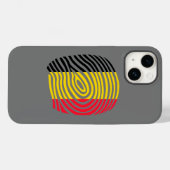 Belgien DNA Case-Mate iPhone Hülle (Rückseite (Horizontal))