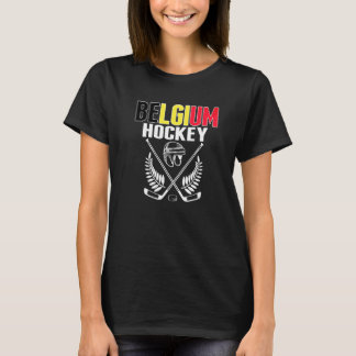 Belgien Eishockeyfans stolz belgisches Hockeyteam  T-Shirt