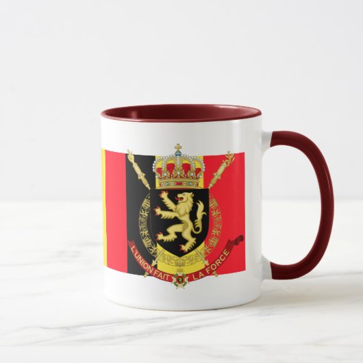 Belgien-Emblem Tasse (Rechts)