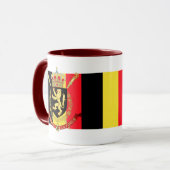 Belgien-Emblem Tasse (Vorderseite Links)