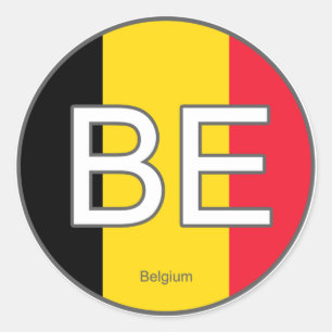 Belgien Euro Sticker