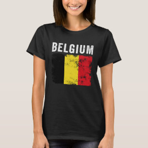 Belgien Fahne Not leidende Männer Frauen Kinder Be T-Shirt