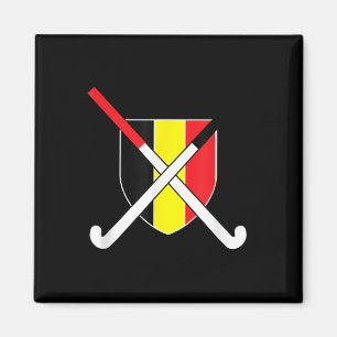 Belgien Feldhockey Be Belgique Clic Flagge Tee  Magnet