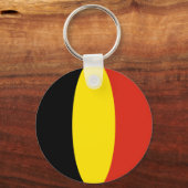 Belgien Fisheye Flag Schlüsselanhänger (Vorderseite)
