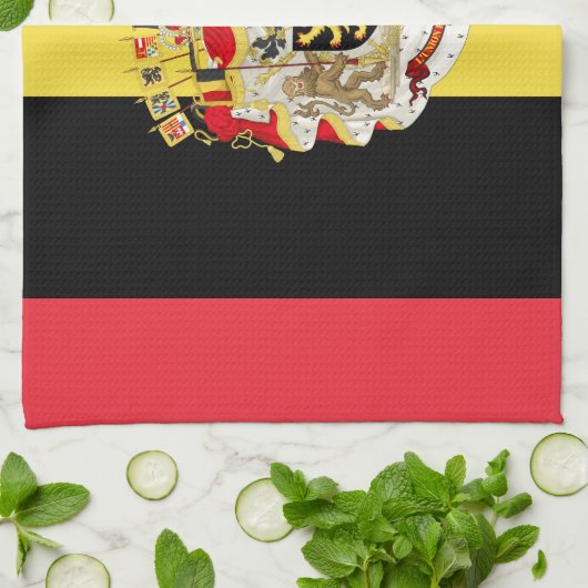 Belgien Flag & COA Handtuch (Gefaltet)