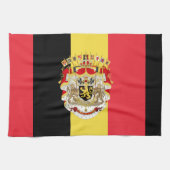 Belgien Flag & COA Handtuch (Horizontal)