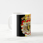 Belgien Flag & COA Kaffeetasse (Vorderseite Links)