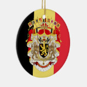 Belgien Flag & COA Keramikornament (Rechts)