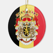 Belgien Flag & COA Keramikornament (Links)