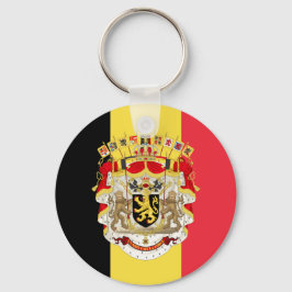 Belgien Flag & COA Schlüsselanhänger