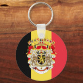 Belgien Flag & COA Schlüsselanhänger (Vorderseite)