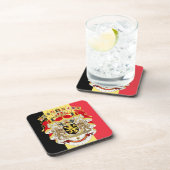 Belgien Flag & COA Untersetzer (Rechte Seite)