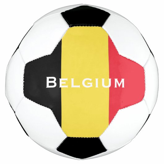 Belgien Flag Fußball-Ball Fußball (Vorderseite)