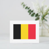 Belgien FLAG International Postkarte (Stehend Vorderseite)