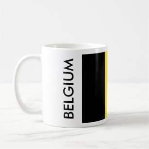 BELGIEN FLAG KAFFEETASSE